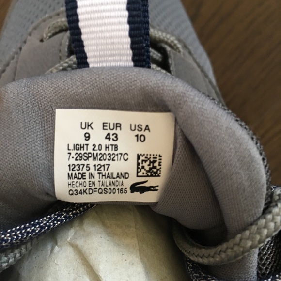 LACOSTE Men’s Sport Shoes LIGHT 2.0 HTG Sneakers - Picture 6 of 6